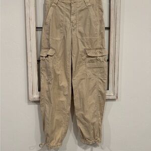 American Eagle Outfitters Beige Cargo Pants